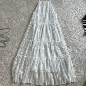 Zara White Maxi Dress